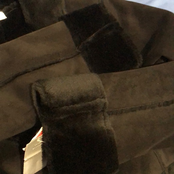 Charter Club black fur-lined coat - Picture 5 of 9